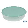 FIAMBRERA TORTILLA REDONDA VERDE 24.5X6.5CM   CAJA 6 UNID.