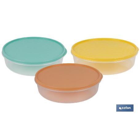 FIAMBRERA TORTILLA REDONDA AMARILLO  24.5X6.5CM VENTA UNITARIA