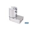 SOPORTE DE DUCHA PARA PARED COLOR CROMO ABS