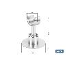 SOPORTE DE DUCHA PARA PARED ACERO INOXIDABLE 304