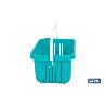 CESTA PARA PINZAS AZUL TURQUESA 27 X 21 X 14 CM