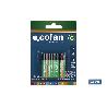 BLISTER 4 PILAS RECARGABLES AAA 900MAH   CAJA 10 UNID.