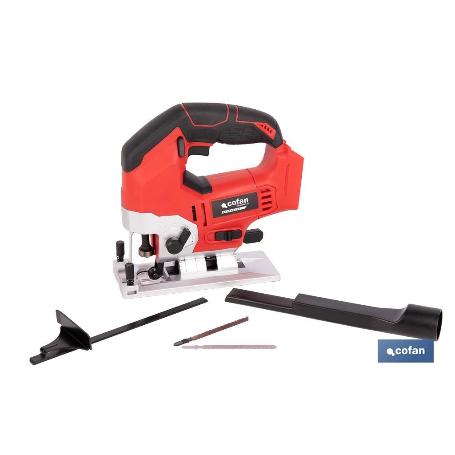 SIERRA DE CALAR A BATERÍA LI-ION 20 V 0-45° 0-3000 RPM SIN CARGADOR NI BATERÍA