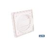 REJILLA DE VENTILACIÓN ABS BLANCO LAMAS MÓVILES Ø10 CM   CAJA 5 UNID.