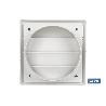 REJILLA DE VENTILACIÓN ABS BLANCO LAMAS MÓVILES Ø12 CM   CAJA 5 UNID.