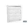 REJILLA DE VENTILACIÓN ABS BLANCO LAMAS MÓVILES Ø15 CM   CAJA 5 UNID.