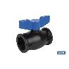 VÁLVULA DE BOLA ROSCA H-H PP PN16 1 1/4 X 1 1/4 VENTA UNITARIA