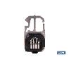 LLAVERO LINTERNA MULTIFUNCIONAL COB 400 LM CON 7 FUNCIONES