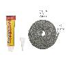 FUEGOGLASS PACK CORDON FIBRA VIDRIO   6MMX2,5MTS+COLA 50ML B0245