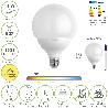 BOMBILLA LED GLOBO ROSCA E27. 16 WATT. EQUIVALE A 130 WATT. 1901 LUMENES. LUZ CÁLIDA (2700º K.)