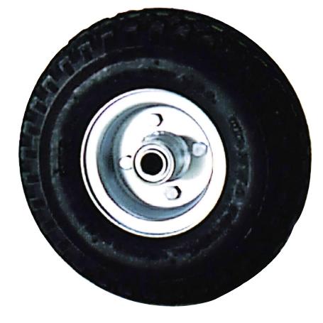 RUEDA CARRETILLA ALMACEN / SACOS  NEUMÁTICA LLANTA GALVANIZADA  20 MM.