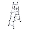 ESCALERA MULTIF.TELESCOPICA ALUM.4+4