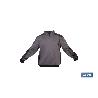 SUDADERA RANGER CUELLO CREMALLERA 280GMS GRIS-NEGRO T-L
