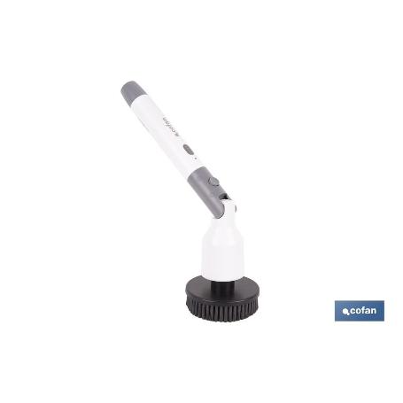 CEPILLO DE LIMPIEZA ELÉCTRICO RECARGABLE POR USB CON 2 VELOCIDADES Y 11 ACCESORIOS INTERCAMBIABLES
