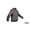 SUDADERA RANGER CUELLO CREMALLERA 280GMS GRIS-NEGRO T-S