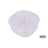 SET DE 7  FIAMBRERAS CUADRADAS 220/350/600/1200/2000/2700/3600 ML