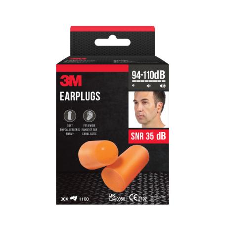 3M TAPON OIDOS CAJA 30 UND 1100-30 7100334747