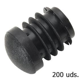CONTERA PLASTICO REDONDA INTERIOR NEGRA PARA TUBO EXTERIOR Ø 28 MM. BOLSA 200 UNIDADES