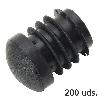 CONTERA PLASTICO REDONDA INTERIOR NEGRA PARA TUBO EXTERIOR Ø 28 MM. BOLSA 200 UNIDADES