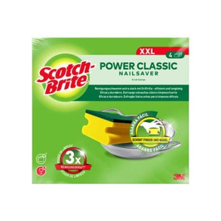 SCOTCH-BRITE® ESTROPAJO SALVAUÑAS CLASICO XXL 4 UND  7100309123