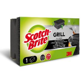 SCOTCH-BRITE® ESTROPAJO SALVAUÑAS GRILL FIBRA NEGRA 7100225005