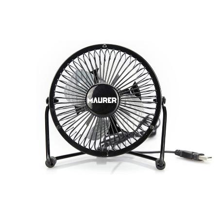 VENTILADOR SOBREMESA Ø 10 CM. FUNCIONAMIENTO USB