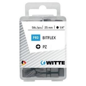 WITTE-428045-25 PUNTAS EN CAJITA DE PLÁSTICO LARGO 25 MM (PZ 1 BITFLEX)