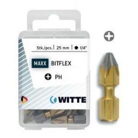 WITTE-427972-5 PUNTAS EN CAJITA DE PLÁSTICO LARGO 25 MM (PH 2 DIAMOND FLEX)
