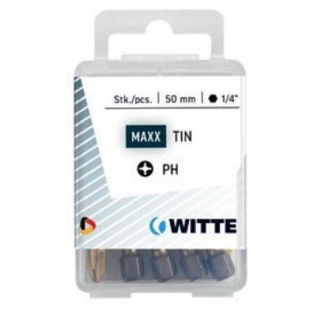 WITTE-427552-5 PUNTAS EN CAJITA DE PLÁSTICO LARGO 50 MM (PH 2 TIN)