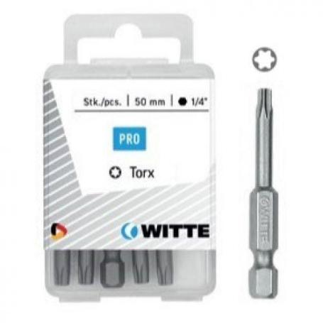 WITTE-429606-5 PUNTAS EN CAJITA DE PLÁSTICO LARGO 50 MM (T 25)