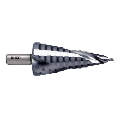 RUKO-101652P-BROCA ESCALONADA FLOWSTEP  HSS (8-30 MM)