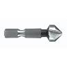 RUKO-102314-AVELLANADOR CÓNICO DIN 335 FORMA C 90  HSS MANGO HEXAGONAL 1/4  (DIAMETRO  MÁX. 8,3 MM)