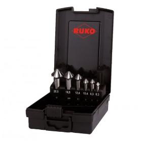 RUKO-102890RO-JUEGO DE 6 AVELLANADORES CÓNICOS ULTIMATECUT 4S HSS
