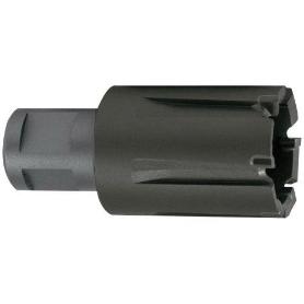 RUKO-1081526C-BROCA HUECA DIENTES DE METAL DURO TECRONA Y VÁSTAGO WELDON (3/4 ) PARA RAÍLES, PROFUNDIDAD DE CORTE 3
