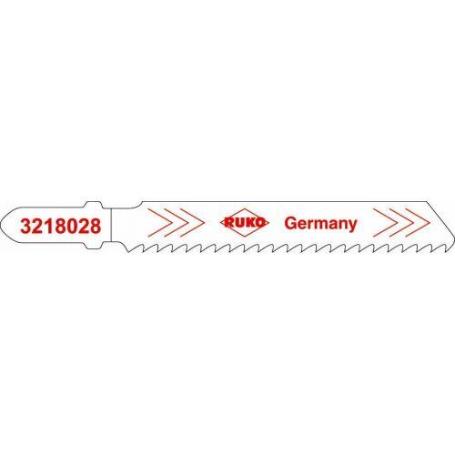 RUKO-3218028-PACK DE 5 SIERRAS DE CALAR HSS ACERO CORTE ULTRA RÁPIDO 77 MM (EQUIVALENCIA BOSCH T 118 BF)