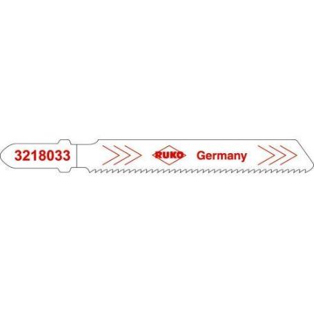RUKO-3218033-PACK DE 5 SIERRAS DE CALAR HSS ACERO CORTE ULTRA RÁPIDO 77 MM (EQUIVALENCIA BOSCH T 118 AF)
