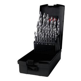 RUKO-259215RO-JUEGO DE 25 BROCAS HELICOIDALES FLOWSTEP  HSS