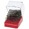 RUKO-214223-JUEGO DE 91 BROCAS HSS RECTIFICADAS EN ESTUCHE PLÁSTICO