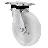 RUEDA GIRATORA PLACA 10SLR200-FTB NYLON BLANCO EXTRAFUERTE EJE BOLAS