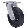 RUEDA GIRATORA PLACA 10SLR200-CI HIERRO FUNDIDO EJE LISO