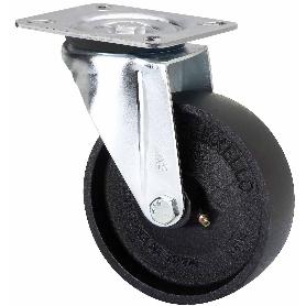 RUEDA GIRATORA PLACA 4MM 10ZVR150-CIB HIERRO FUNDIDO EJE BOLAS