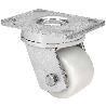 RUEDA GIRATORA PLACA 10SLR80-KNB NYLON BLANCO EXTRAFUERTE EJE BOLAS