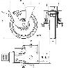 RUEDA GIRATORA PLACA FRENO 10HLSEFN250-FTB SUSPENSION NYLON BLANCO EJE BOLAS