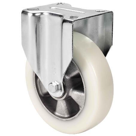 Rueda fija  4mm 17zvr160-ausb alum.-poliur.blancoveloceje bolas