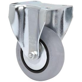 RUEDA FIJA  17BH60CP-PGIA POLIAMIX-GOMA GRIS EJE LISO