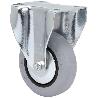 RUEDA FIJA  17BH60CP-PGIA POLIAMIX-GOMA GRIS EJE LISO