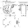 RUEDA GIRATORA PLACA FRENO (ANCHA) 10HLBFD150A-NFB NYLON FUNDIDO EJE BOLAS