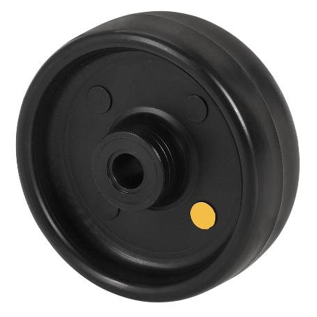 RUEDA UTC125-12-40 POLIAMIX NEGRO CONDUCTIVO EJE LISO