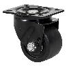 RUEDA GIRATORA PLACA 10LP75-KNB NYLON NEGRO EXTRAFUERTE EJE BOLAS