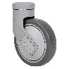 RUEDA GIRATORA AGUJERO M12 21HC125CP-PGAISB GOMA GRIS EJE BOLAS